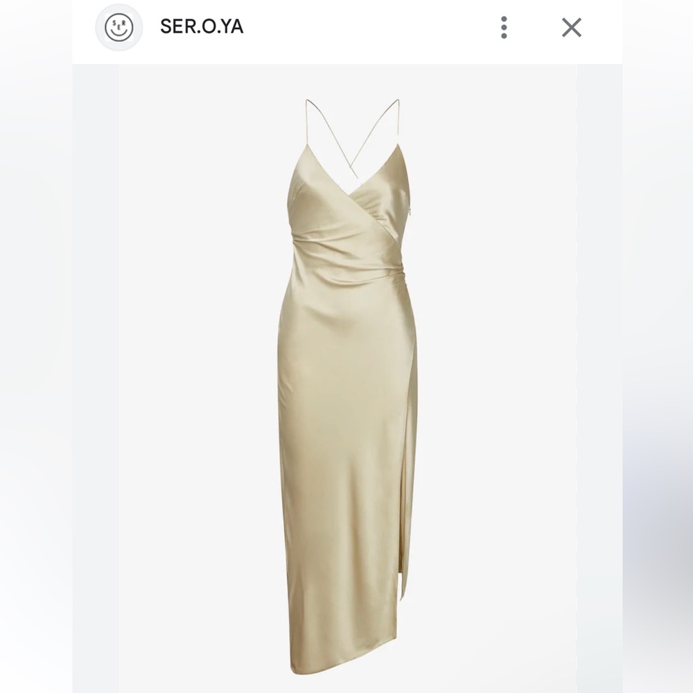 SER.O.YA NWT Women’s Small Emma Silk Dress - Picture 5 of 8